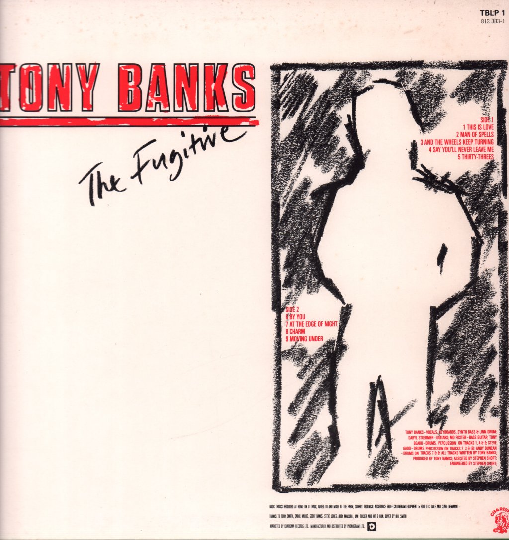 Tony Banks - Fugitive - Lp