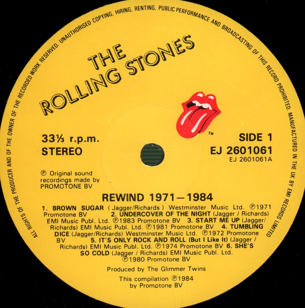 Rolling Stones - Rewind (1971-1984) - Lp