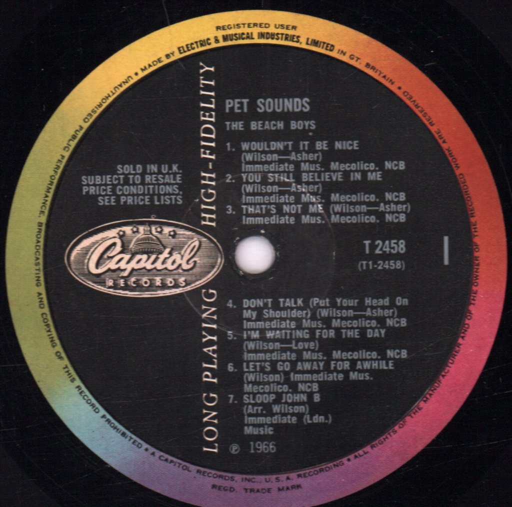 Beach Boys - Pet Sounds - Lp