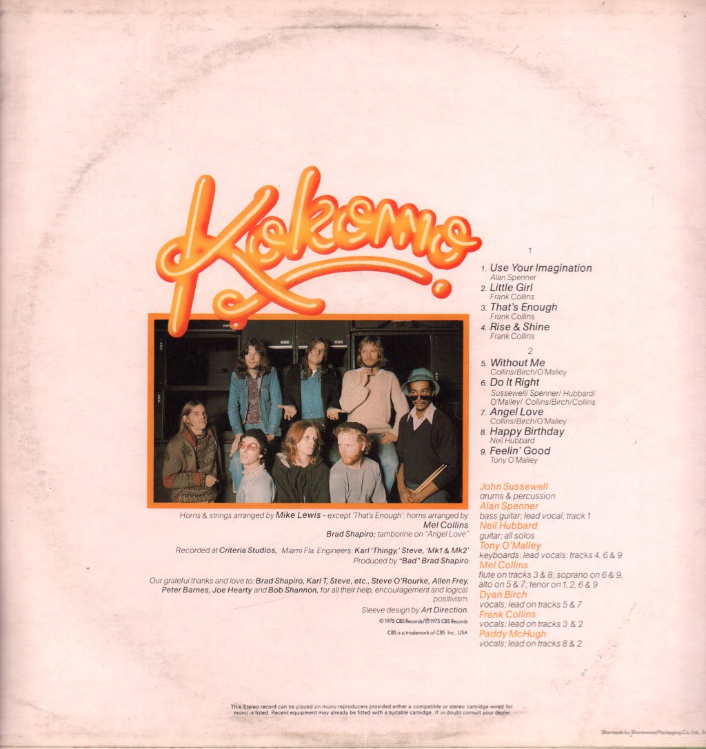 Kokomo - Rise And Shine - Lp
