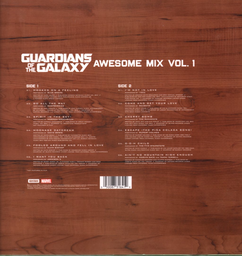 Various Artists - Guardians Of The Galaxy (Awesome Mix Vol 1) - Lp
