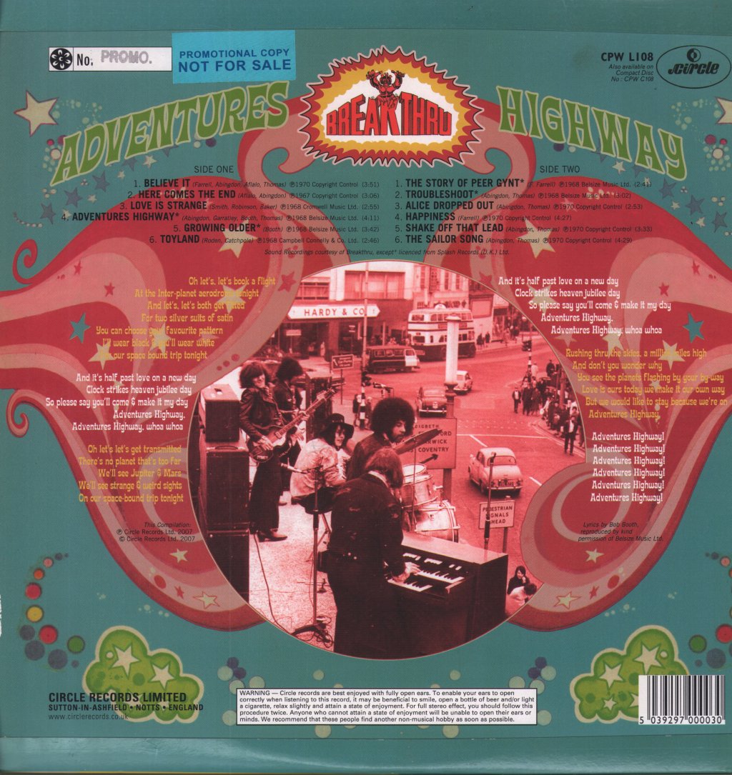 Breakthru - Adventures Highway - Lp