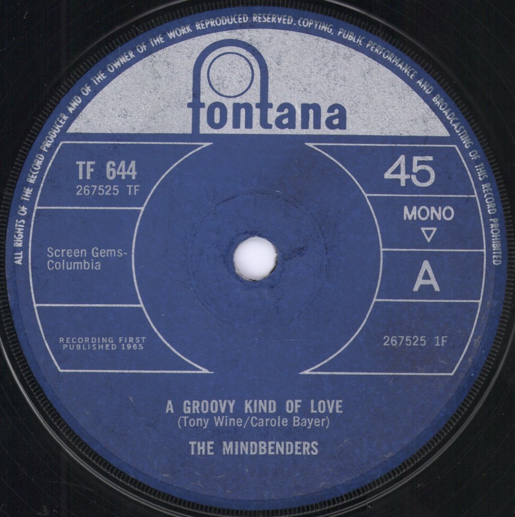 Mindbenders - A Groovy Kind Of Love - 7 Inch
