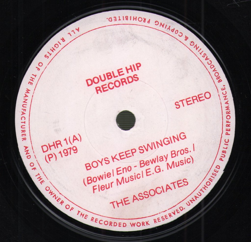 Associates - Boys Keep Swinging - 7 Inch