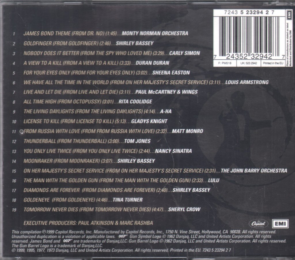 Various Artists - Best Of Bond ...James Bond - Cd