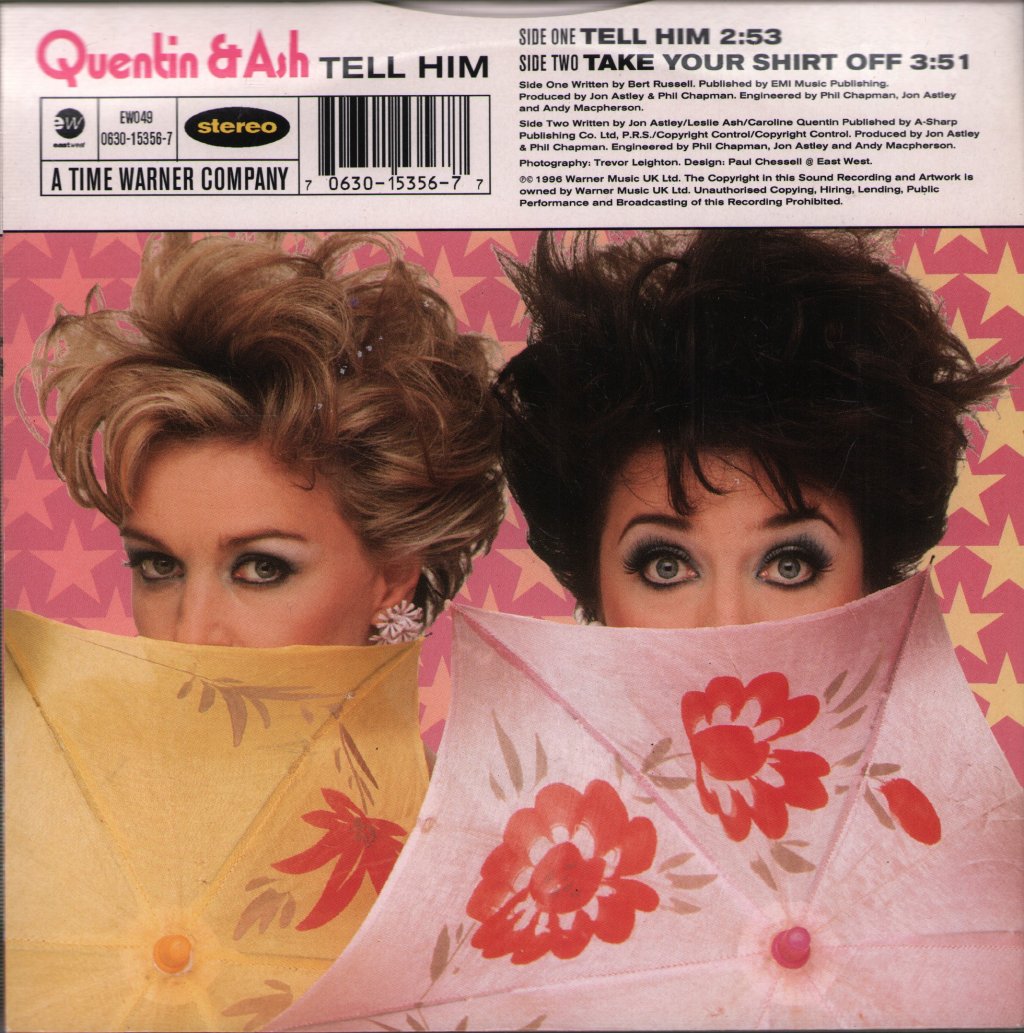 Quentin And Ash - Tell Him - 7 Inch