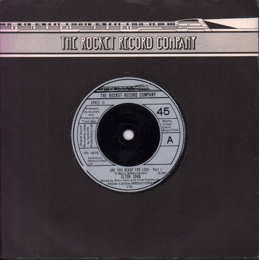 Elton John - Are You Ready For Love - 7 Inch