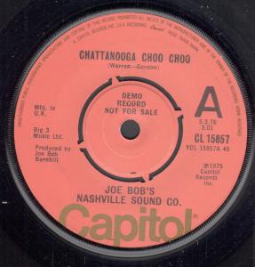 Joe Bob's Nashville Sound Co - Chattanooga Choo Choo - 7 Inch