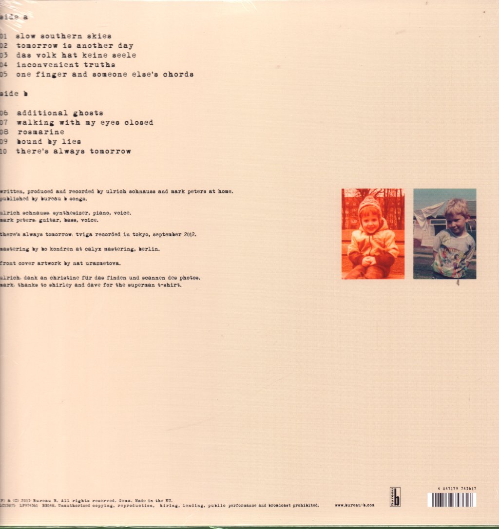Ulrich Schnauss And Mark Peters - Tomorrow Is Another Day - Lp