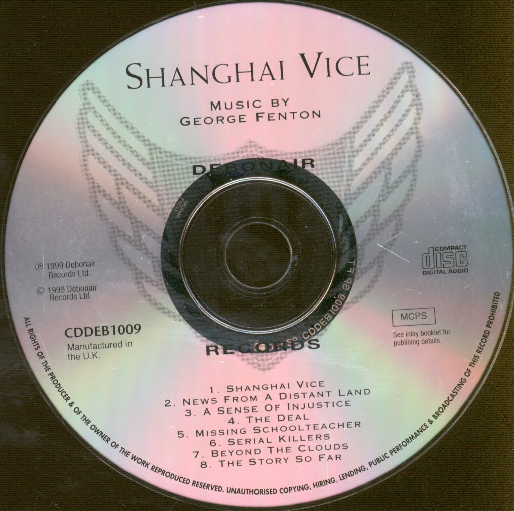 George Fenton Featuring Guo Yue - Shanghai Vice (From The Television Series) - Cd