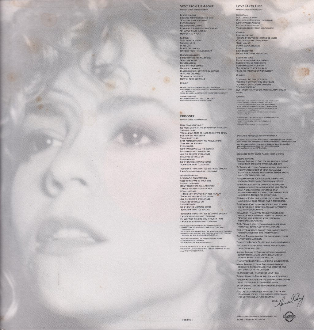 Mariah Carey - Mariah Carey - Lp