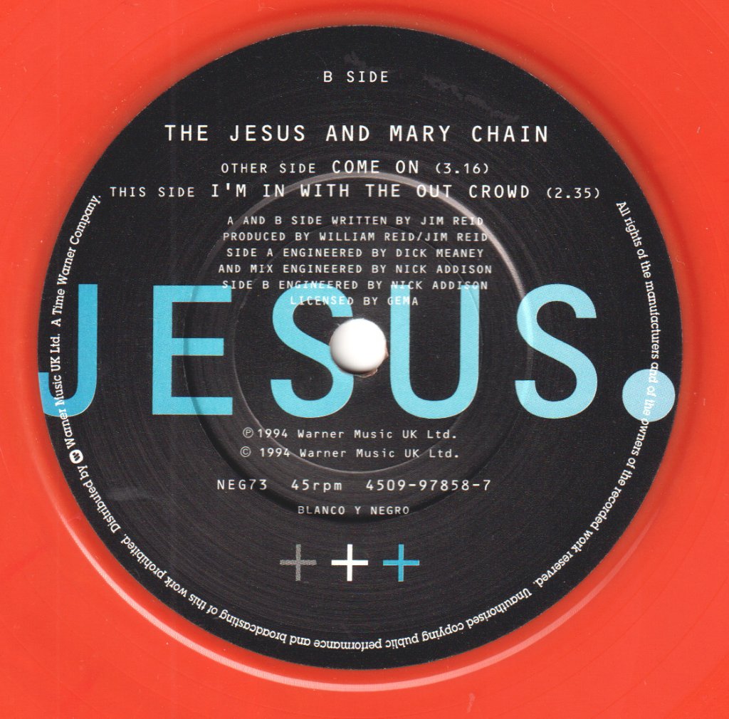 Jesus And Mary Chain - Come On - 7 Inch