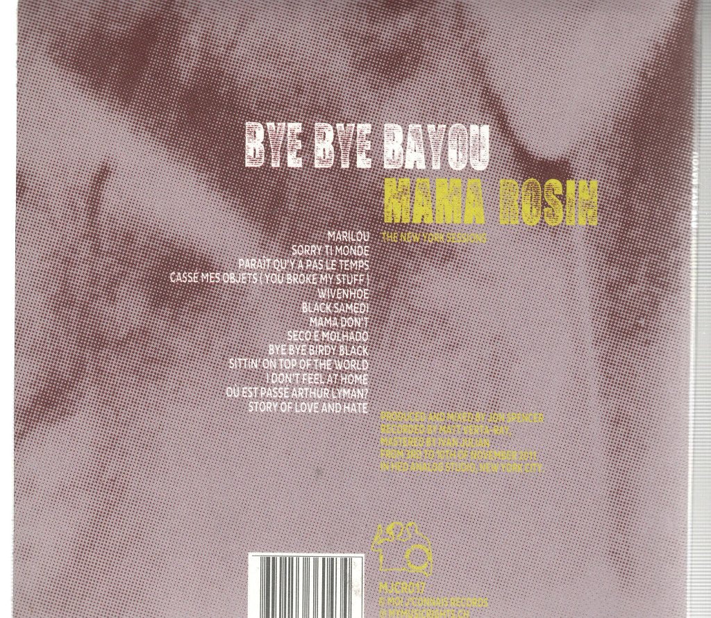 Mama Rosin - Bye Bye Bayou - Cd