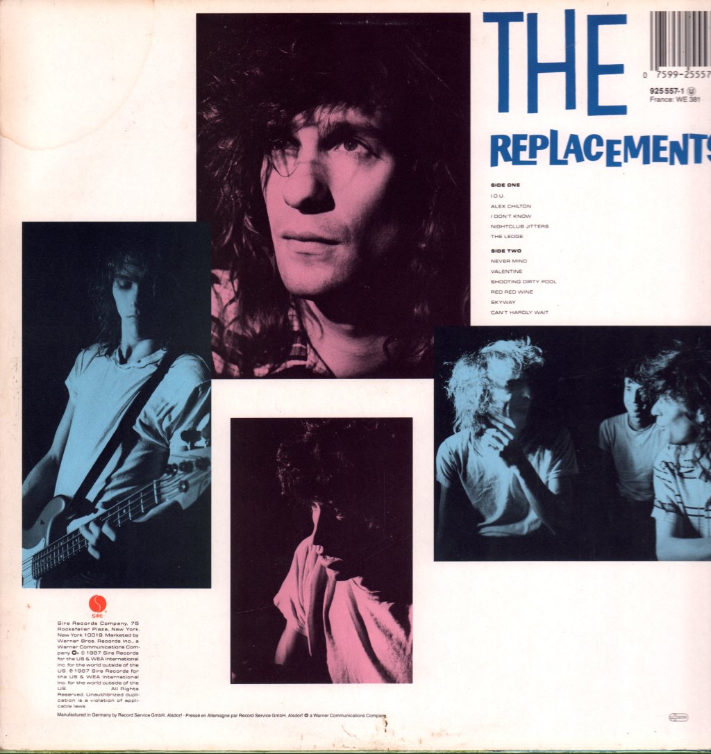 Replacements - Pleased To Meet Me - Lp