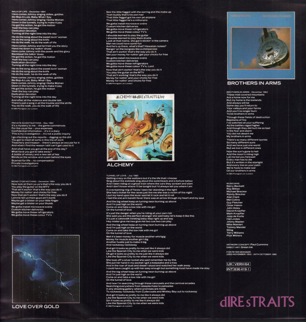 Dire Straits - Money For Nothing - Lp
