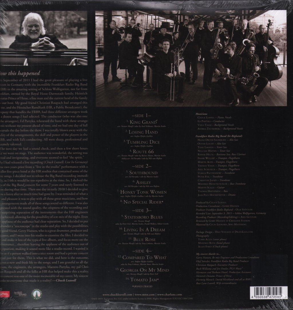 Chuck Leavell with The Frankfurt Radio Big Band - Chuck Gets Big - Double Lp
