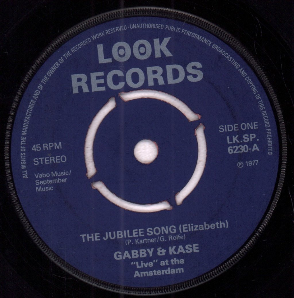 Gabby And Kase - Jubilee Song - 7 Inch