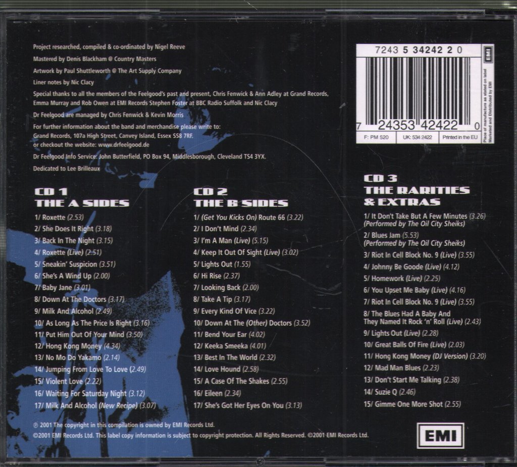 Dr. Feelgood - Singled Out - The U.A./Liberty A's B's & Rarities - Cd Set