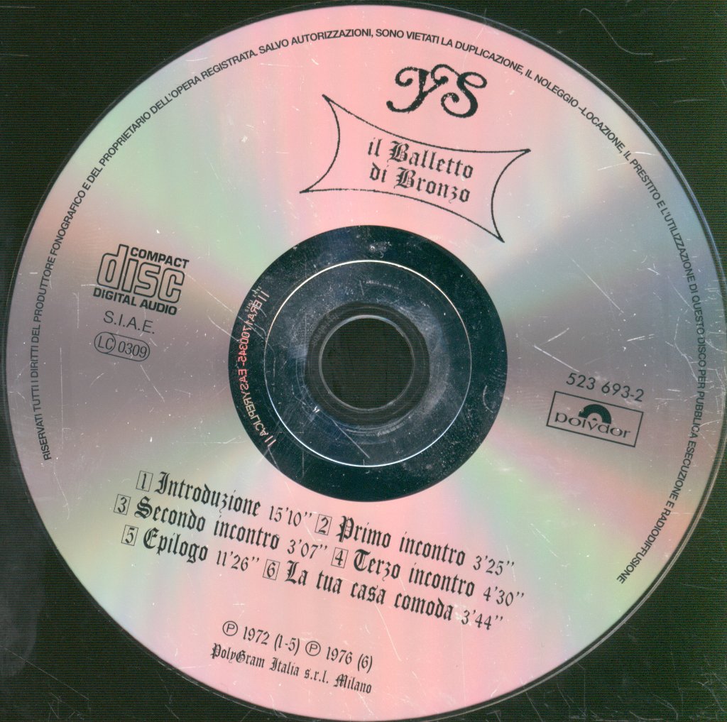 Il Balletto Di Bronzo - Ys - Cd