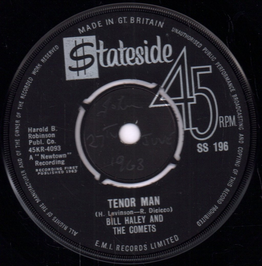 Bill Haley And His Comets - Tenor Man - 7 Inch