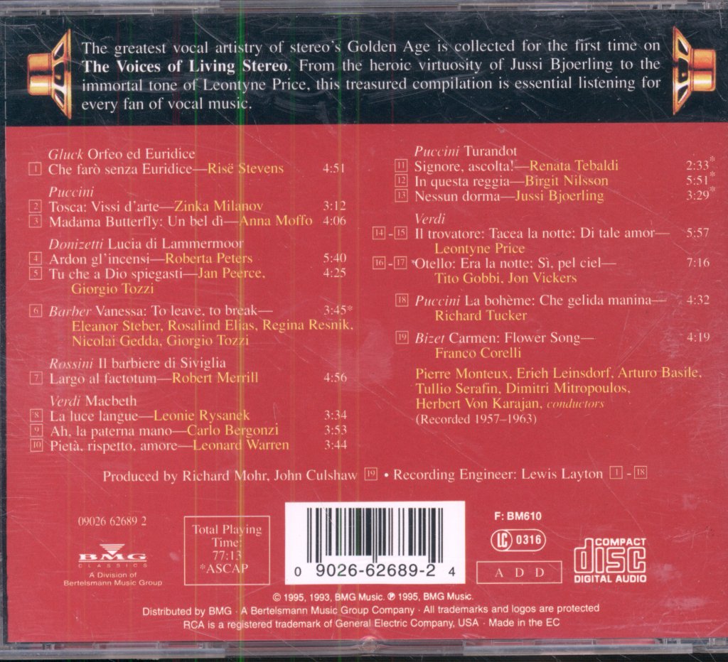 Various Artists - Voices Of Living Stereo (Volume 1) - Cd