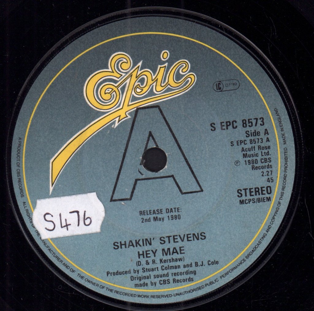 Shakin Stevens - Hey Mae - 7 Inch