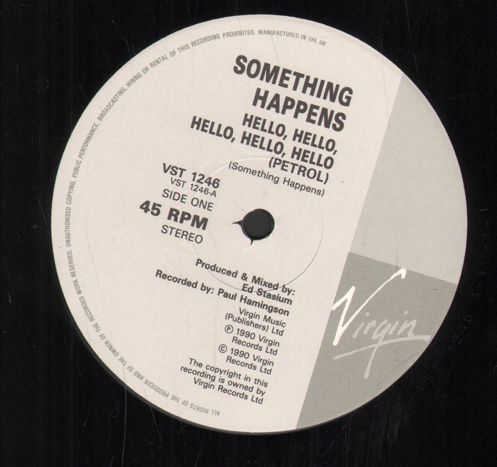 Something Happens - Hello Hello Hello Hello Hello - 12 Inch