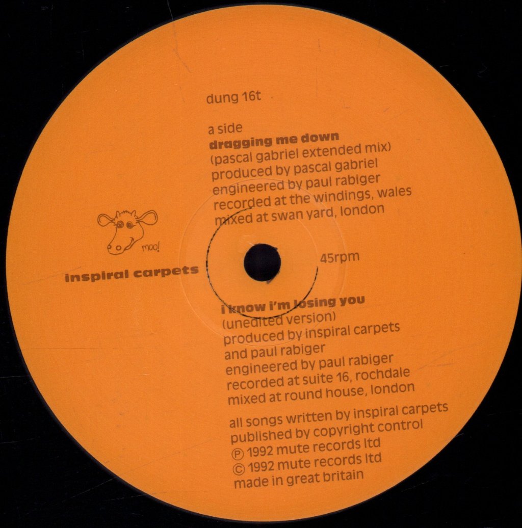 Inspiral Carpets - Dragging Me Down - 12 Inch