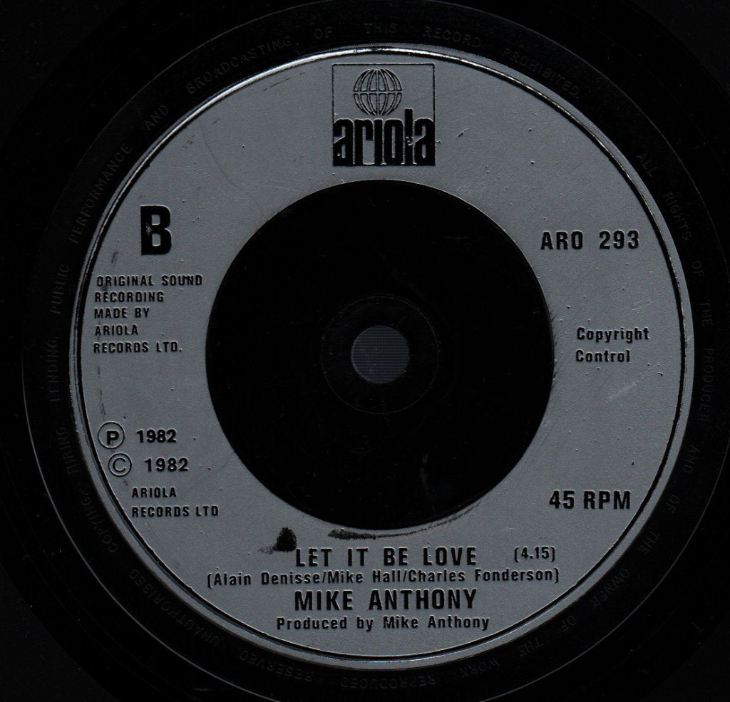 Mike Anthony - Why Can't We Live Together - 7 Inch