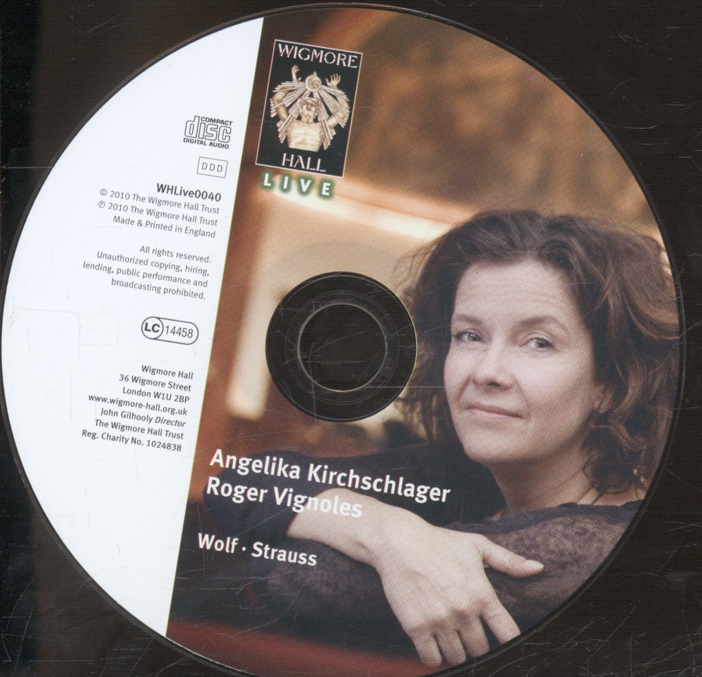 Angelika Kirchschlager ∙ Roger Vignoles - Wolf ∙ Strauss - Cd