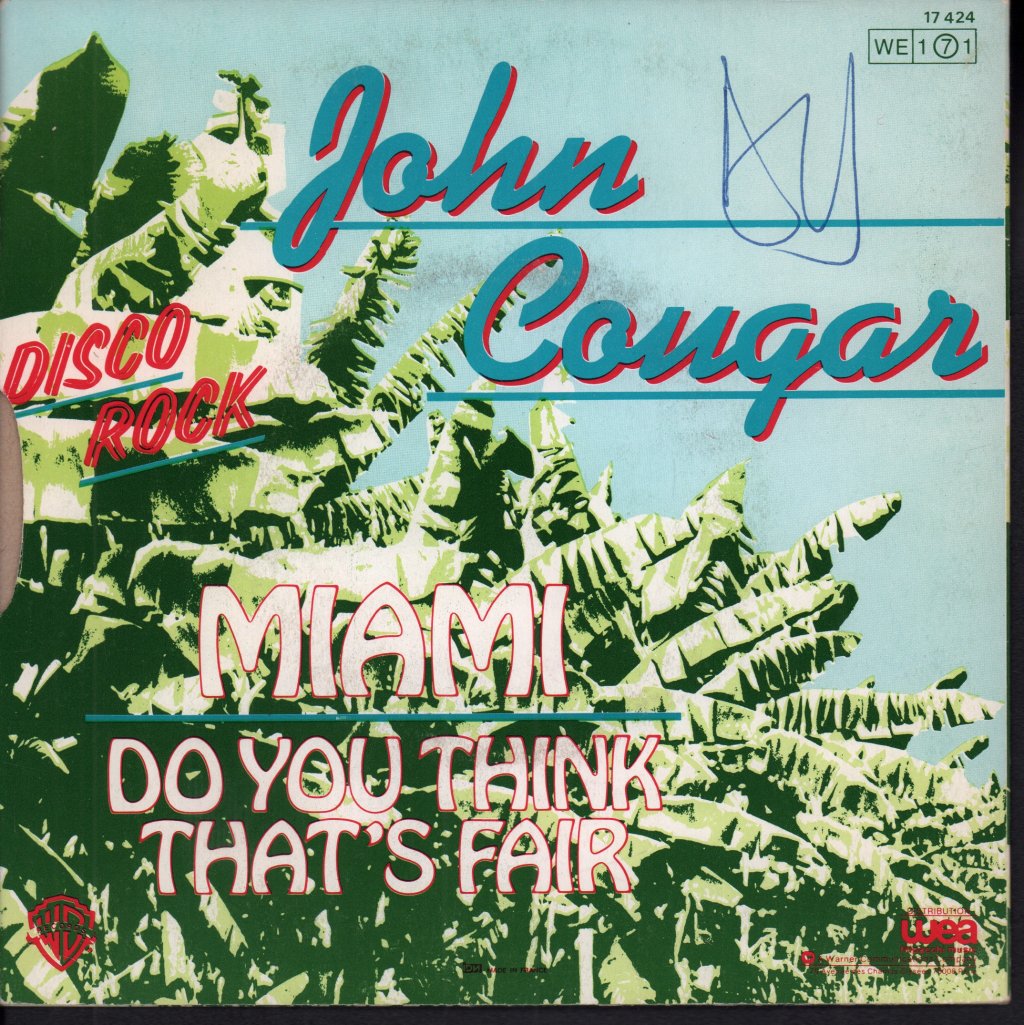 John Cougar Mellencamp - Miami - 7 Inch