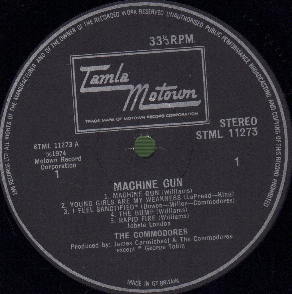 Commodores - Machine Gun - Lp