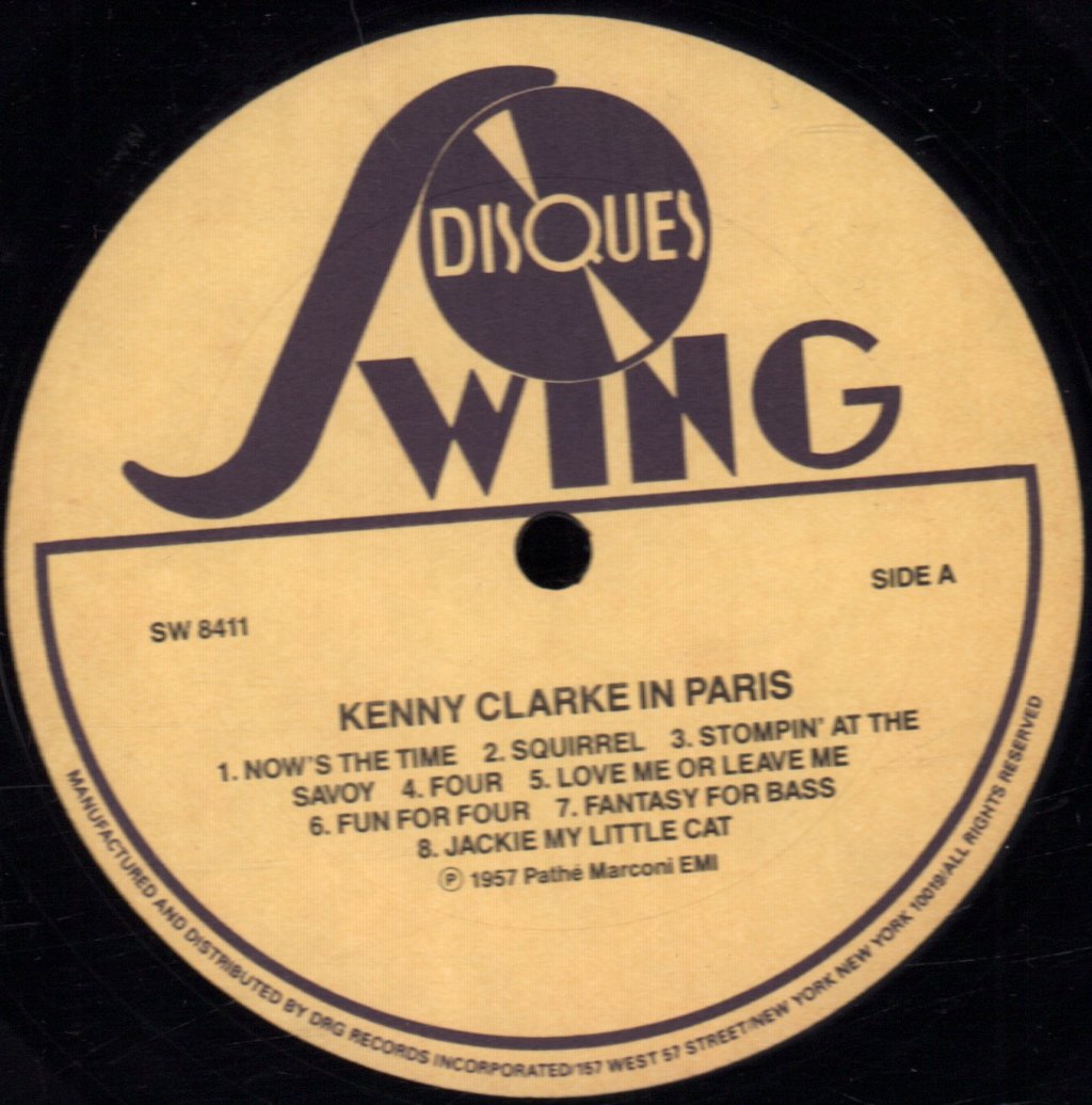 Kenny Clarke - Recorded In Paris & Cologne 1957 & 1960 - Lp