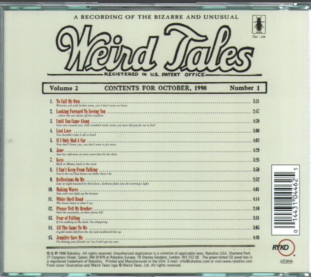 Golden Smog - Weird Tales - Cd