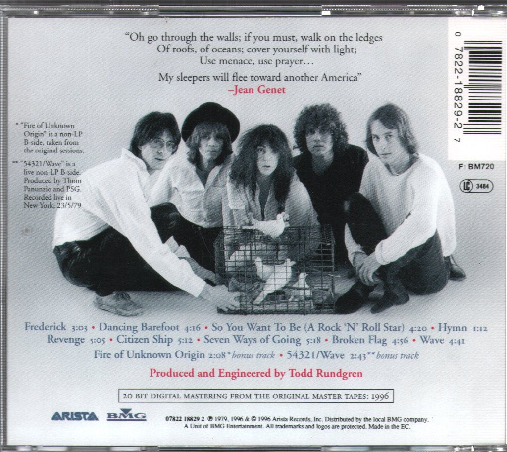 Patti Smith Group - Wave - Cd