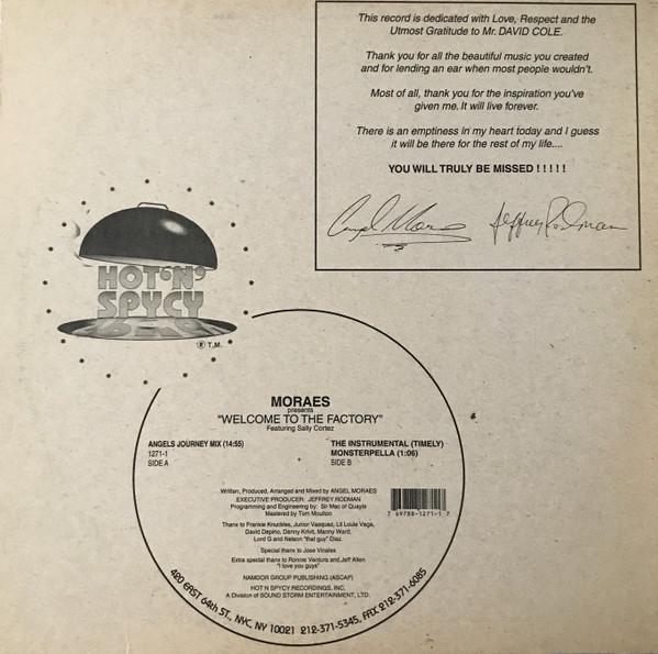 Angels Moraes Featuring Sally Cortez - Welcome To The Factory - 12 Inch