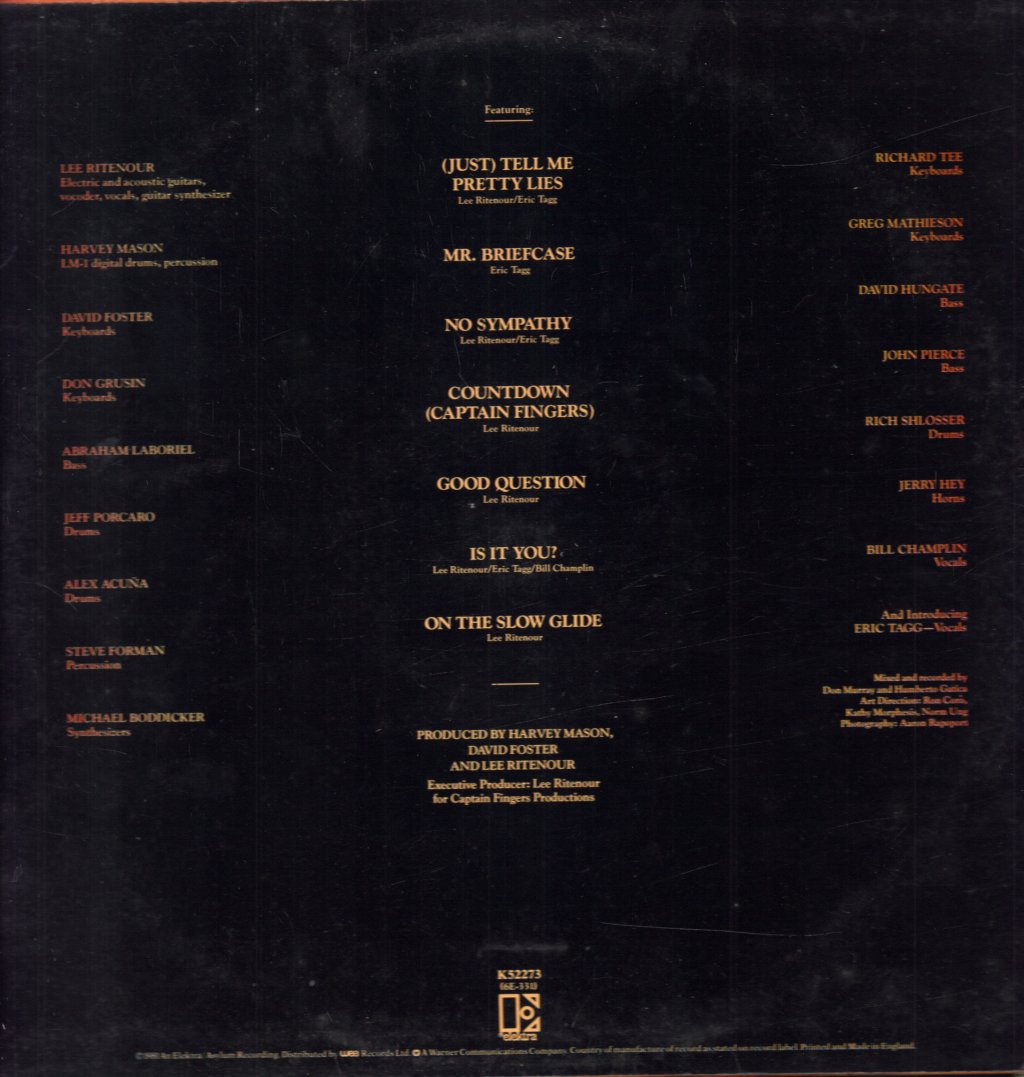 Lee Ritenour - Rit - Lp