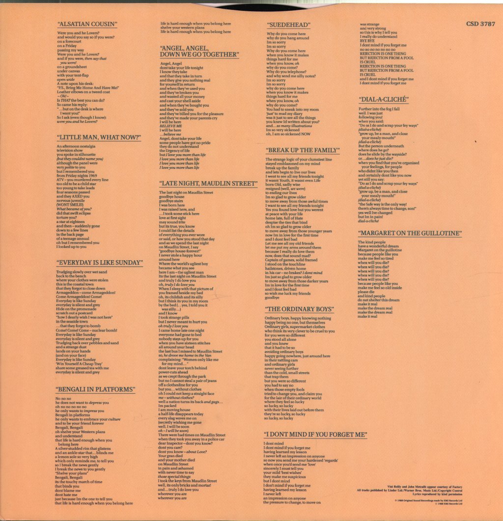 Morrissey - Viva Hate - Lp