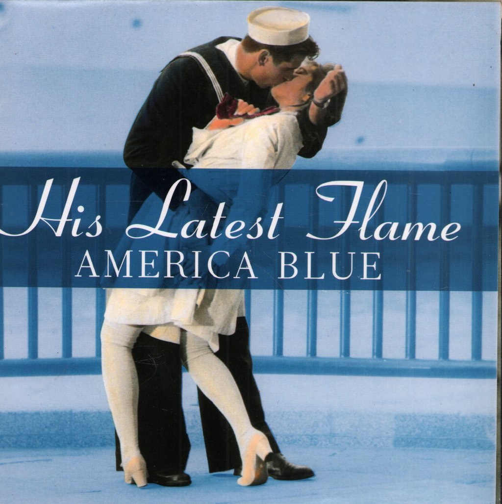 His Latest Flame - America Blue - 7 Inch