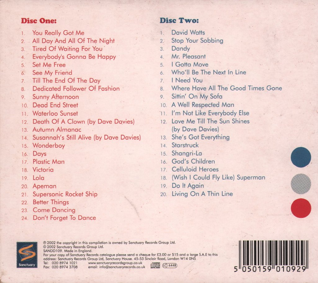 Kinks - Ultimate Collection - Double Cd