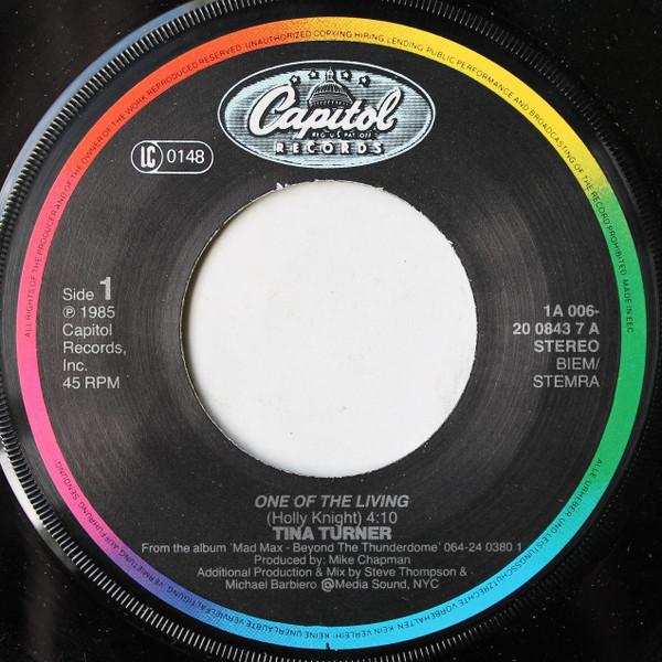 Tina Turner - One Of The Living - 7 Inch