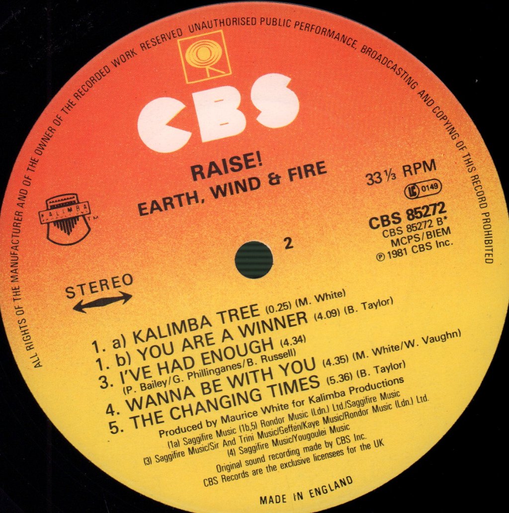 Earth, Wind & Fire - Raise! - Lp