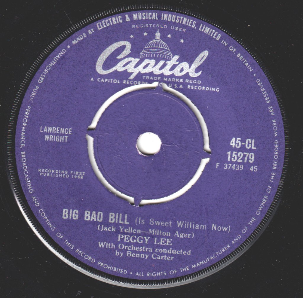 Peggy Lee - I'm A Woman - 7 Inch