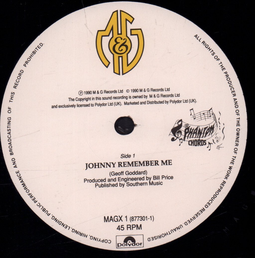 Phantom Chords - Johnny Remember Me - 12 Inch