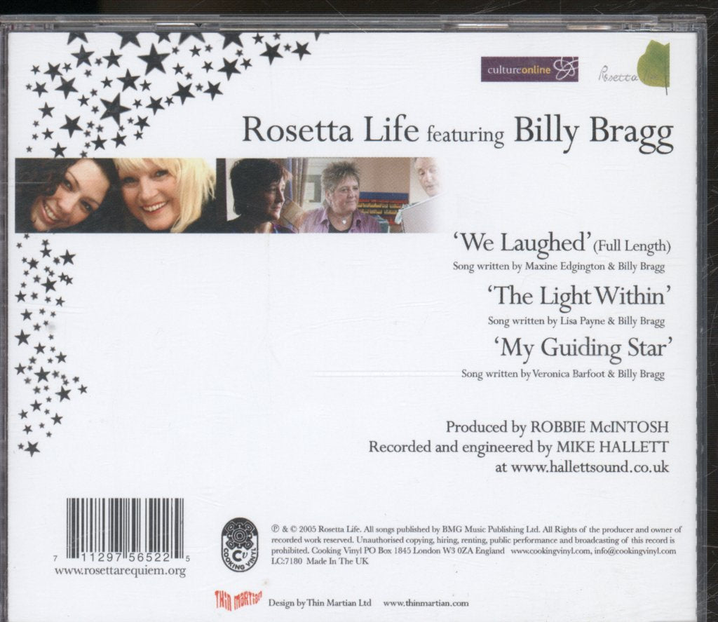 Rosetta Life Featuring Billy Bragg - We Laughed - Cd