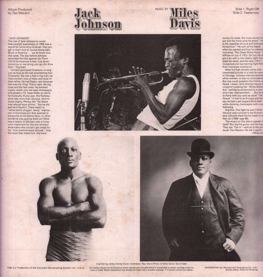 Miles Davis - Jack Johnson - Lp