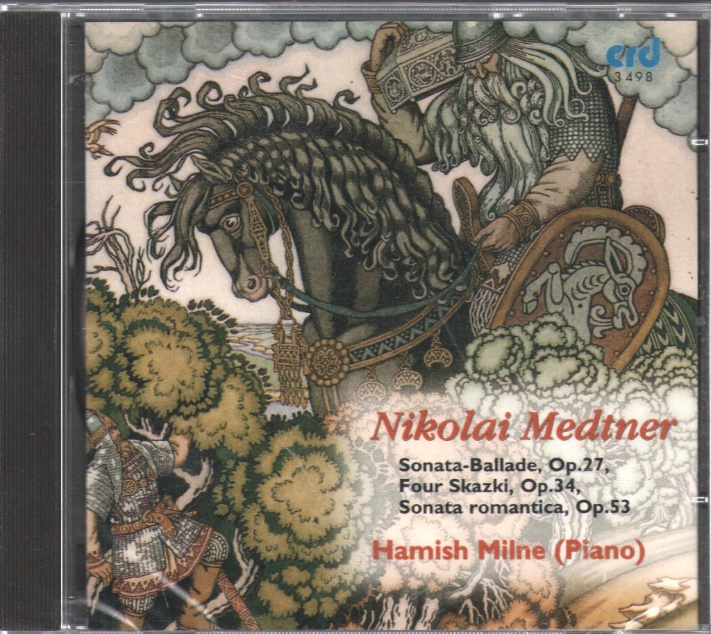Nikolai Medtner - Sonata-Ballade, Op.27 / Four Skazki, Op.34 / Sonata Romantica, Op.53 - Cd