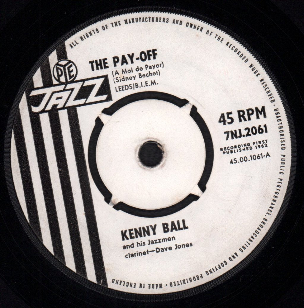 Kenny Ball And His Jazzmen - Pay Off - 7 Inch
