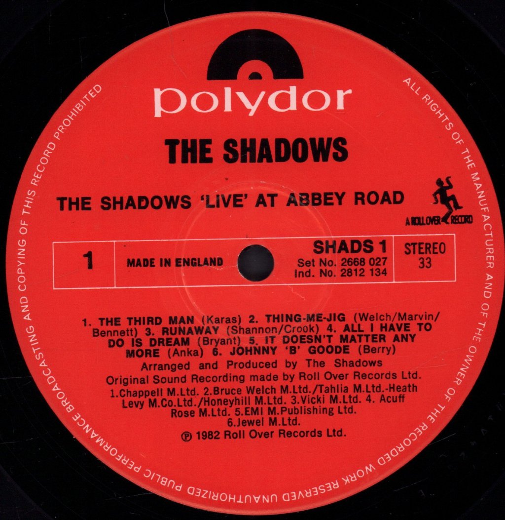 Shadows - Life In The Jungle - Lp