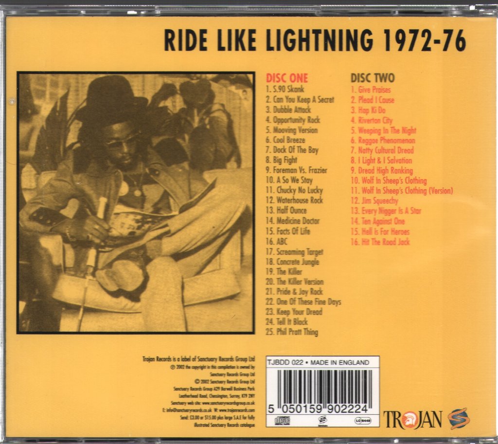 Big Youth - Ride Like Lightning (The Best Of Big Youth 1972-1976) - Double Cd